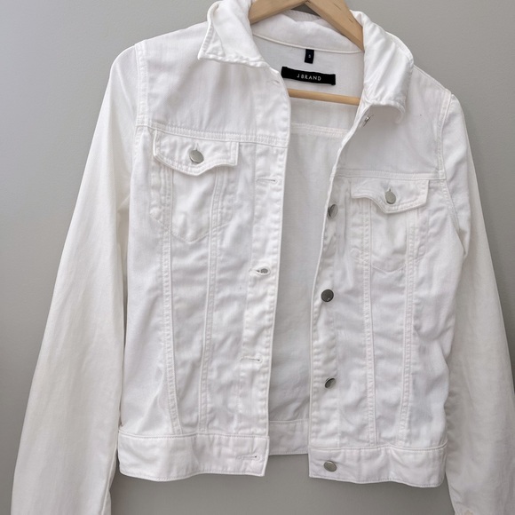 J Brand Jackets & Coats J Brand Size S Womens White Jean Jacket